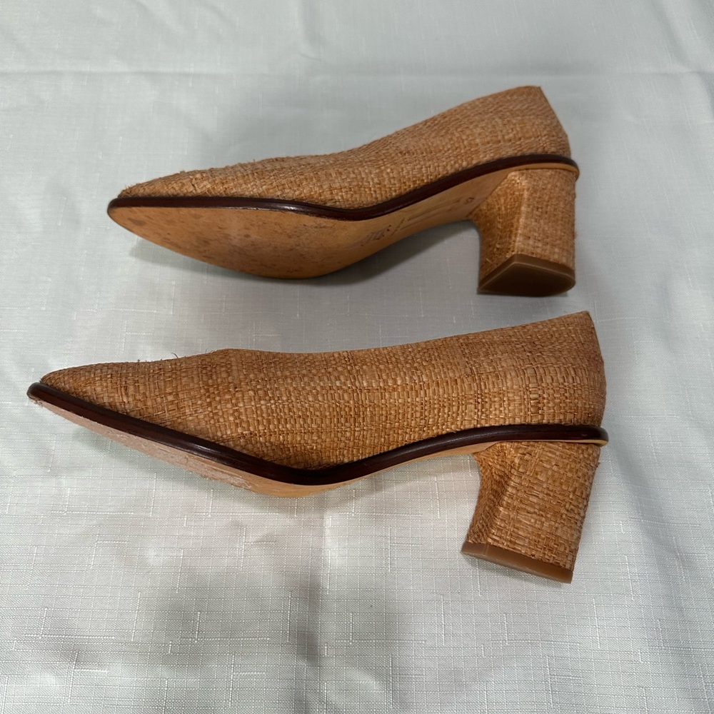 Mista London Straw Heels Size 37 - Picture 9 of 12